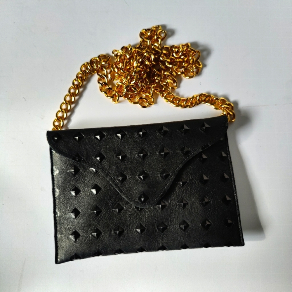 JJ Winters BOHO Polka Dot Embossed Leather Crossbody